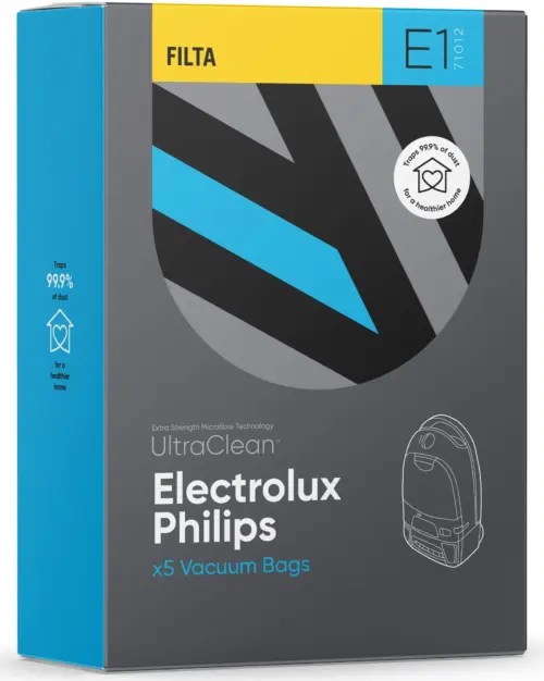 Philips – Electrolux Vacuum Bags – MicroFibre Pkt 5