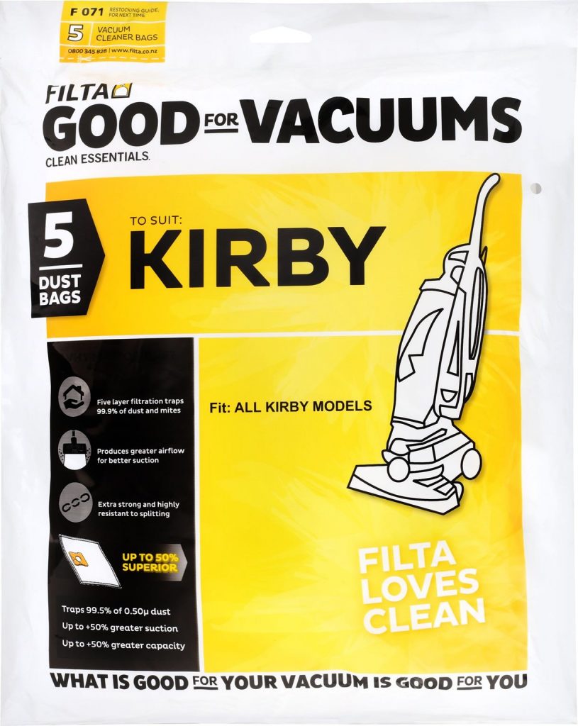 Kirby Type F Vacuum Bags and Accessories