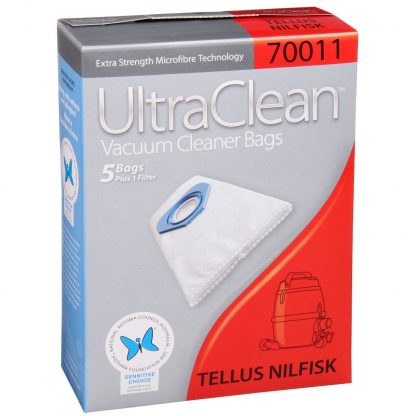 Nilfisk Tellus Vacuum Bags - Micro-Fibre Pkt 5 - T1 - SPV70011