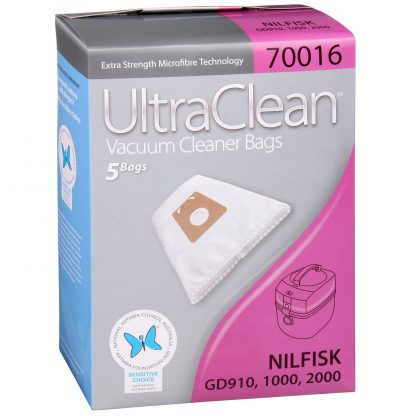 Nilfisk Vacuum Bags - Micro-Fibre Pkt 5 - N5 - SPV70016