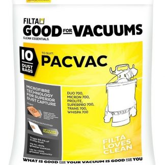 Pac Vac Super Pro Vacuum Bags - Micro-Fibre Pkt 10 SPV61021 F061