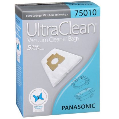 Panasonic Vacuum Bags - MicroFibre Pkt 5 SPV75010