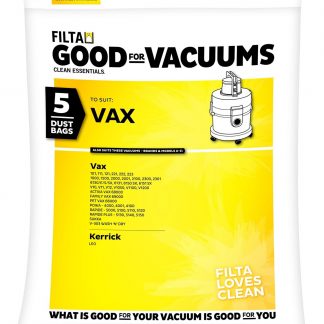 Vax Vacuum Bags - Paper Bags Pkt 5 SPV12011