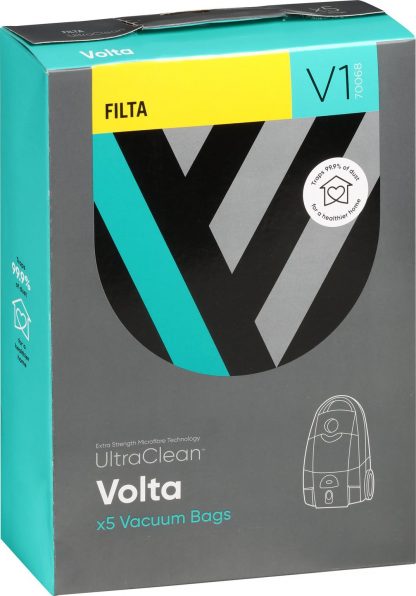 Volta Vax Vacuum Bags - Micro-Fibre Pkt 5 - V1 - SPV70068